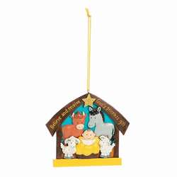 Item 291134 Believe and Receive Nativity Ornament
