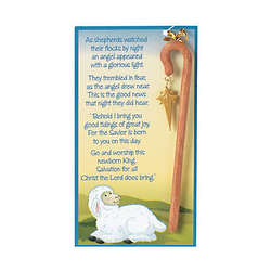 Item 291149 Shepherd Staff Ornament With Card