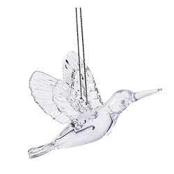 Item 291230 thumbnail Clear Hummingbird Ornament
