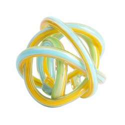 Item 294007 Glass Paradise Gold Swirl Knot