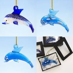 Item 294213 Blue Dolphin Ornament