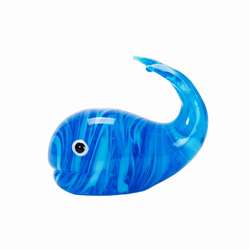 Item 294216 Blue Swirl Whale Figure