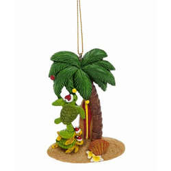 Item 294284 Palm Tree With Turtles Ornament