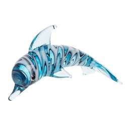 Item 294322 Azul Swirl Dolphin Art