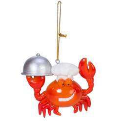Item 294442 Chef Crab Ornament