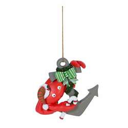 Item 294579 Crab On Anchor Ornament