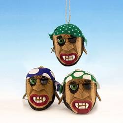 Item 294617 Mini Coco Pirate Head Ornament