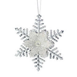 Item 302044 thumbnail Silver Snowflake Ornament