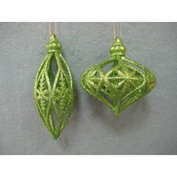 Item 302099 Apple Green Finial/Onion Ornament