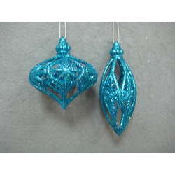 Item 302111 Turquoise Onion/Finial Ornament