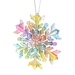 Item 302304 thumbnail Multi Color Snowflake Ornament