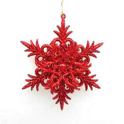 Item 302377 Red Flower Ornament