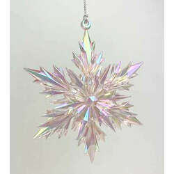 Item 302382 Pink Snowflake Ornament