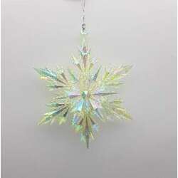 Item 302387 Apple Green Snowflake Ornament