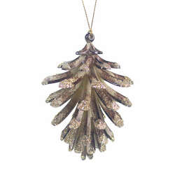 Item 302390 thumbnail Champagne Gold Pinecone Ornament