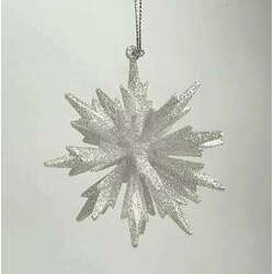 Item 302406 thumbnail Champagne Silver 3D Spiked Ball Ornament