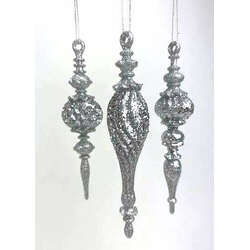 Item 302434 thumbnail Silver Finial Hanging Ornament