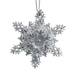 Item 303010 thumbnail Silver Snowflake Ornament