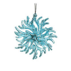 Item 303026 Blue Coral Ball Ornament
