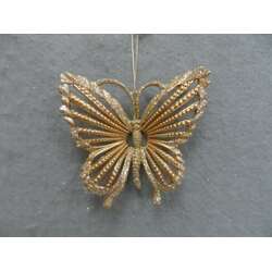 Item 303031 thumbnail Gold Butterfly Ornament