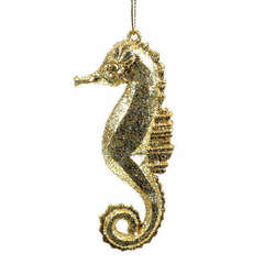 Item 303055 thumbnail Champagne Gold Seahorse Ornament