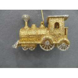 Item 303066 Gold Train Ornament