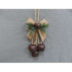 Item 303080 thumbnail Brown Jingle Bell Cluster Ornament