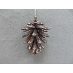 Item 303114 Light Brown Pine Cone Ornament
