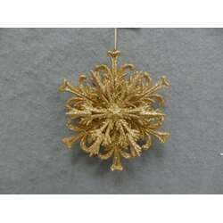 Item 303117 Gold Sunflower Ornament