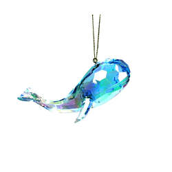 Item 303135 Iridescent Whale Ornament