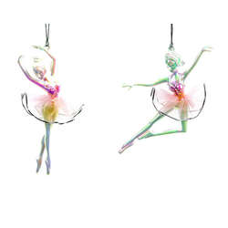 Item 303165 Multicolor Ballet Ornament