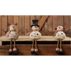 Item 305011 Snow Family With Button Legs