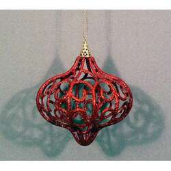 Item 312005 Red Onion Cage Ornament