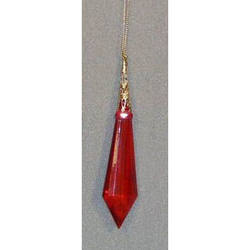 Item 312010 Long Red Drop Ornament