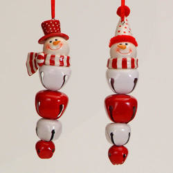 Item 312017 Snowman Bell Ornament