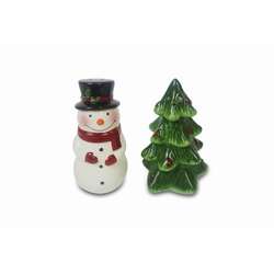 Item 322031 Snowman/Tree Salt & Pepper Shaker Set