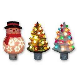 Item 322051 Snowman/Christmas Tree Nightlight