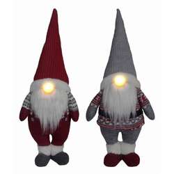 Item 322283 Standing Gnome With Light Up Nose