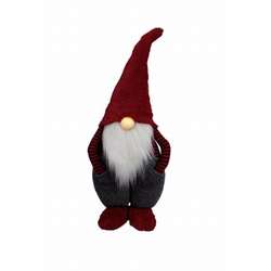 Item 322301 Red Standing Gnome With Light Up Nose