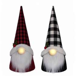 Item 322303 Gnome Tree Topper With Light Up Nose