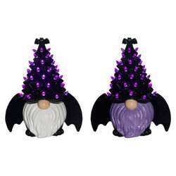 Item 322397 LED Ceramic Bat Gnome Tree