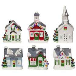 Item 322425 thumbnail LED Ceramic Christmas Village