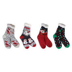 Item 322452 Lux Holiday Thermal Slipper Socks
