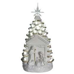 Item 322478 thumbnail LED Ceramic Nativity Tree