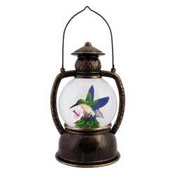 Item 322513 Hummingbird Glitter Lantern