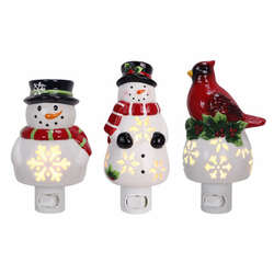 Item 322516 Ceramic Holiday Night Light