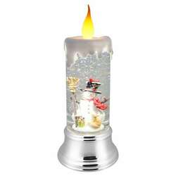 Item 322525 thumbnail Rotating Snowman Lantern Candle