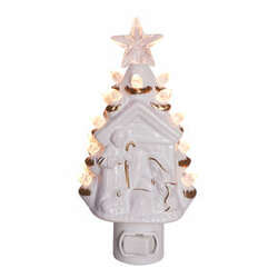 Item 322531 Nativity Tree Night Light