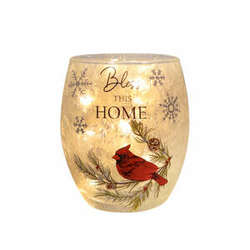 Item 322543 LED Cardinal Glass Vase