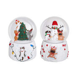 Item 322579 thumbnail Musical Paw-liday Pets Water Globe